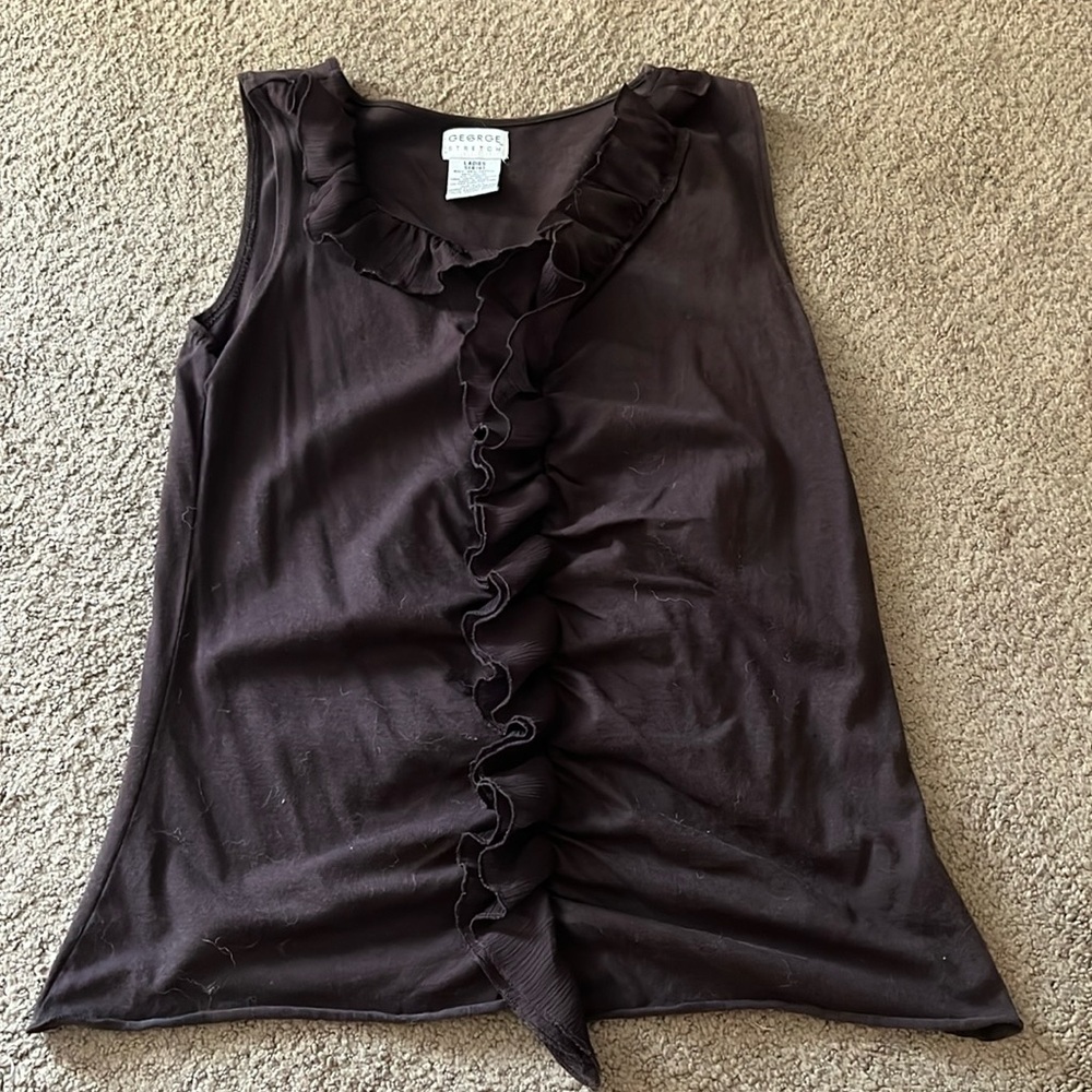 George Stretch ruffled top